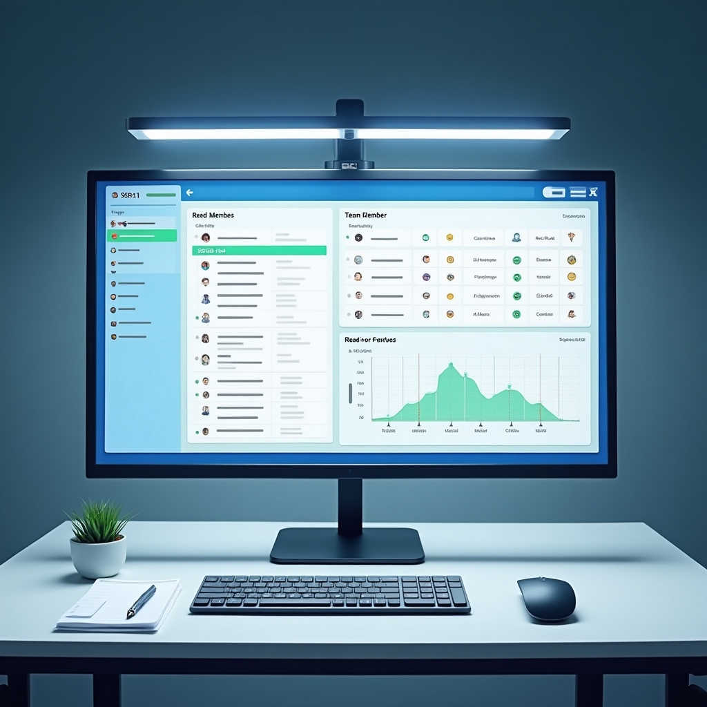 Dashboard-Übersicht der Varmendo Plattform auf einem Monitor